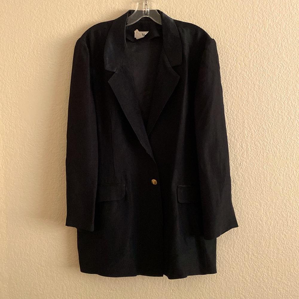Vintage Satin Blazer